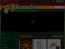 Tablet Screenshot of graine.de.cannabis.grainemarihuana.fr